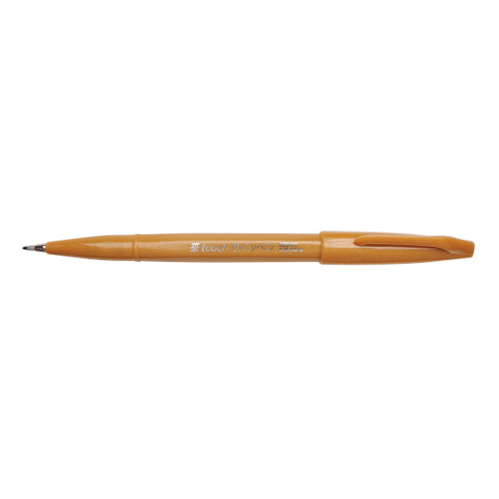 Kalligrafiestift Sign Pen Brush ocker Pinselspitze: 0,2 - 2,0mm