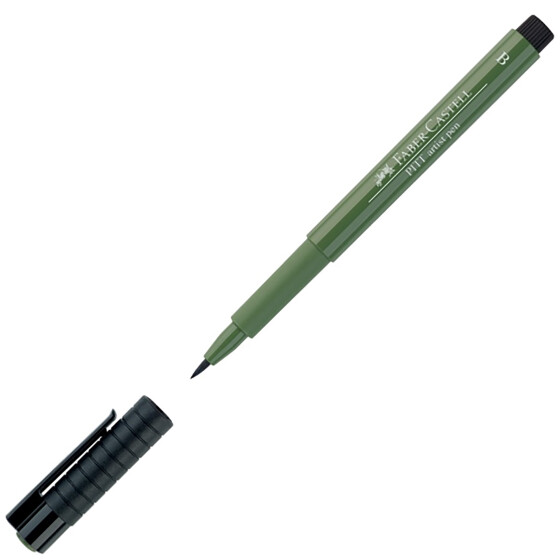 Tuschestift PITT® Artist Pen B Farbe 174 - chromoxydgrün stumpf