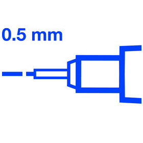 EDDING 1800 profipen 0.5 blau