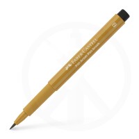 Tuschestift Pitt Artist Pen Brush 1-3 mm - grüngold