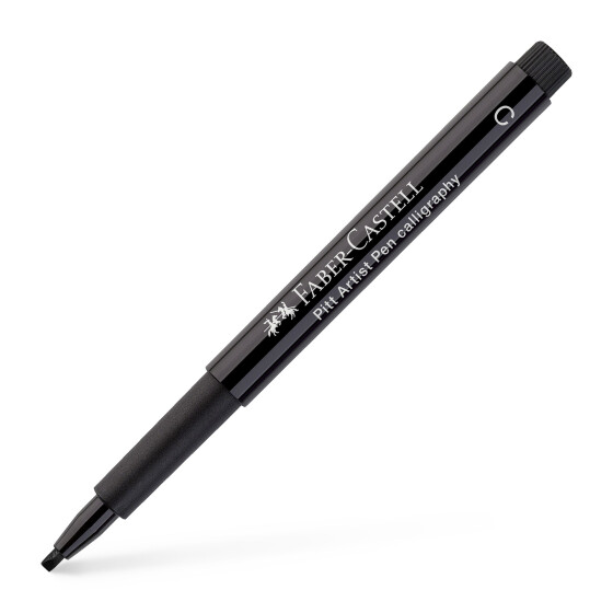 Tuschestift Pitt Artist Pen Calligraphy 2,5 mm - schwarz (Farbe 199)