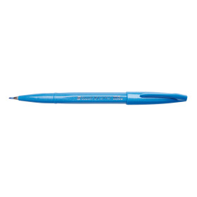 Kalligrafiestift Sign Pen Brush hell-blau Pinselspitze:...