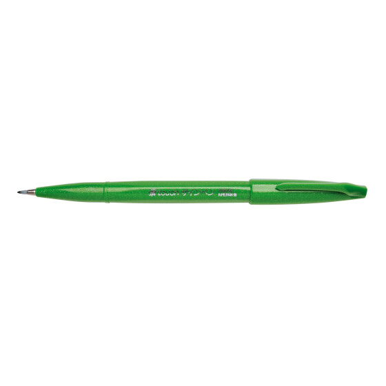 Kalligrafiestift Sign Pen Brush grün Pinselspitze: 0,2 - 2,0mm