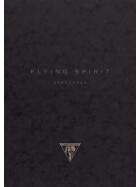 Flying Spirit Heft schwarzer Einband 19x25cm 60 Blatt 90g