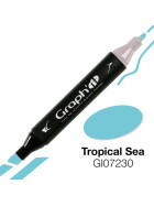 GRAPHIT Marker mit Rund- / Keilspitze Alkohol-basiert, Farbe: Tropical Sea (7230)