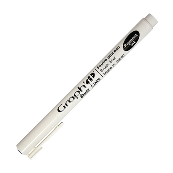 GRAPH`IT Brush liner - Black Pigmentliner Brush