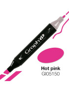 GRAPHIT Marker mit Rund- / Keilspitze Alkohol-basiert, Farbe: Hot Pink 5150