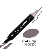 GRAPHIT Marker mit Rund- / Keilspitze Alkohol-basiert, Farbe: Pink Grey 6 (9306)