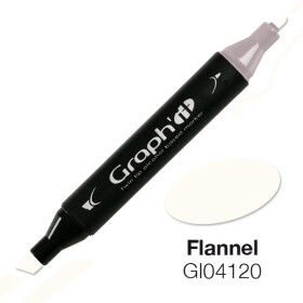 GRAPHIT Marker mit Rund- / Keilspitze Alkohol-basiert, Farbe: Flannel (4120)