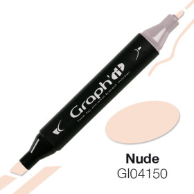 GRAPHIT Marker mit Rund- / Keilspitze Alkohol-basiert, Farbe: Nude (4150)