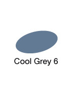 GRAPHIT Marker mit Rund- / Keilspitze Alkohol-basiert, Farbe: Cool Grey 6 (9106)