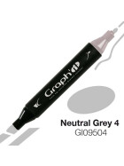 GRAPHIT Marker mit Rund- / Keilspitze Alkohol-basiert, Farbe: Neutral Grey (9505)