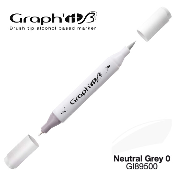 Layoutmarker GRAPHIT Sketch Brush & extra fine  9500 - Neutral Grey 0