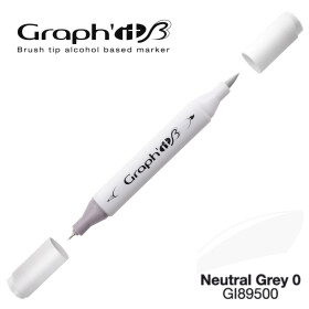 GRAPHIT Marker Brush & Extra Fine - Neutral Grey 0...