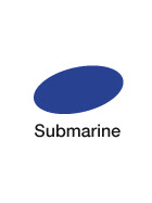 GRAPHIT Marker mit Rund- / Keilspitze Alkohol-basiert, Farbe: Submarine 7190