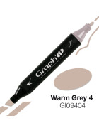 GRAPHIT Marker mit Rund- / Keilspitze Alkohol-basiert, Farbe: Warm Grey 4 (9404)