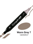 GRAPHIT Marker mit Rund- / Keilspitze Alkohol-basiert, Farbe: Warm Grey 7 (9407)