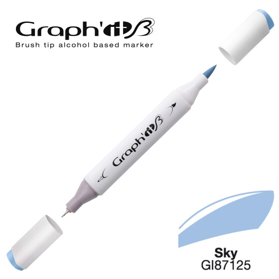Layoutmarker GRAPHIT Sketch Brush & extra fine  7125 - Sky