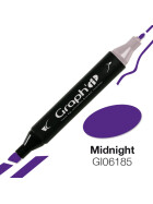 GRAPHIT Marker mit Rund- / Keilspitze Alkohol-basiert, Farbe: Midnight (6185)