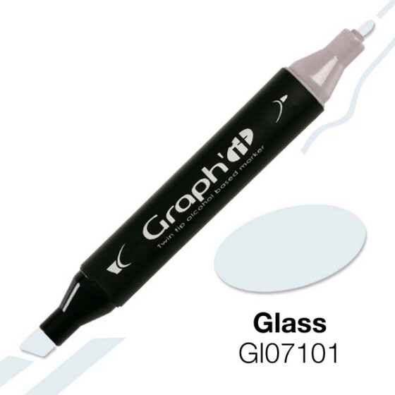GRAPHIT Marker mit Rund- / Keilspitze Alkohol-basiert, Farbe: Glass 7101
