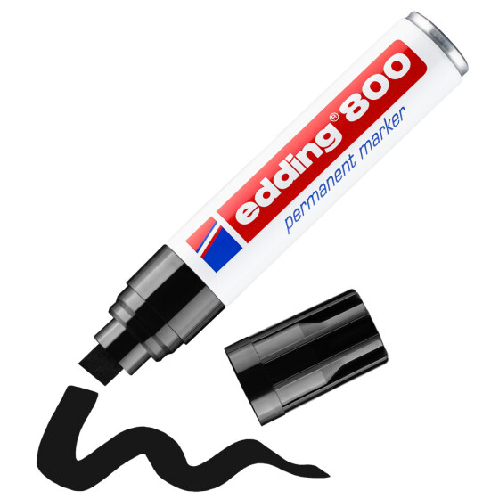 Permanentmarker 800 Keilspitze 4-12 mm - schwarz