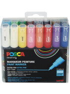 Marker POSCA PC-1MC extra-fein konische Spitze 0,7 mm - 16er Set sortiert