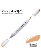 GRAPHIT Marker Brush & Extra Fine - Basic Brown 3 (3040)