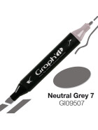 GRAPHIT Marker mit Rund- / Keilspitze Alkohol-basiert, Farbe: Neutral Grey (9507)
