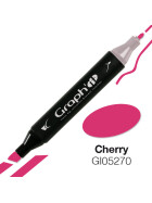 GRAPHIT Marker mit Rund- / Keilspitze Alkohol-basiert, Farbe: Cherry (5270)