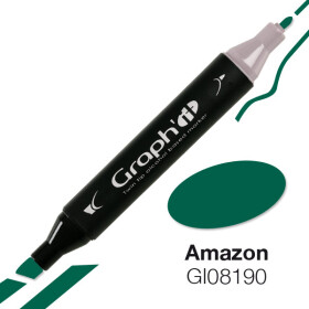 GRAPHIT Marker mit Rund- / Keilspitze Alkohol-basiert, Farbe: Amazon (8190)