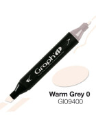 GRAPHIT Marker mit Rund- / Keilspitze Alkohol-basiert, Farbe: Warm Grey 0 9400