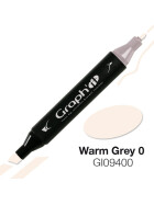 GRAPHIT Marker mit Rund- / Keilspitze Alkohol-basiert, Farbe: Warm Grey 0 (9400)