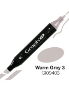 GRAPHIT Marker mit Rund- / Keilspitze Alkohol-basiert, Farbe: Warm Grey 3 (9403)