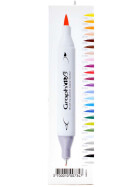 GRAPHIT Marker Brush & Extra Fine 24er Set - Essential