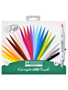 Layoutmarker Brush & extra fine GRAPHIT 24er Set - Essential