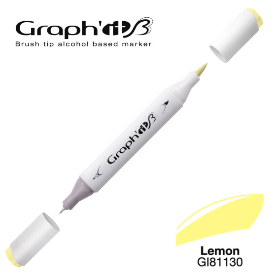 Layoutmarker GRAPHIT Sketch Brush & extra fine  1130 - Lemon