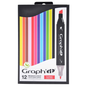 Layoutmarker GRAPHIT 12er Set - Classic