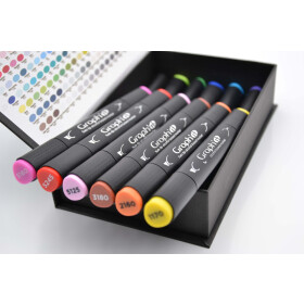 Layoutmarker GRAPHIT 12er Set - Classic