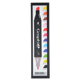 Layoutmarker GRAPHIT 12er Set - Classic