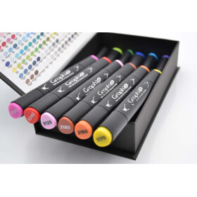 Layoutmarker GRAPHIT 12er Set - Classic
