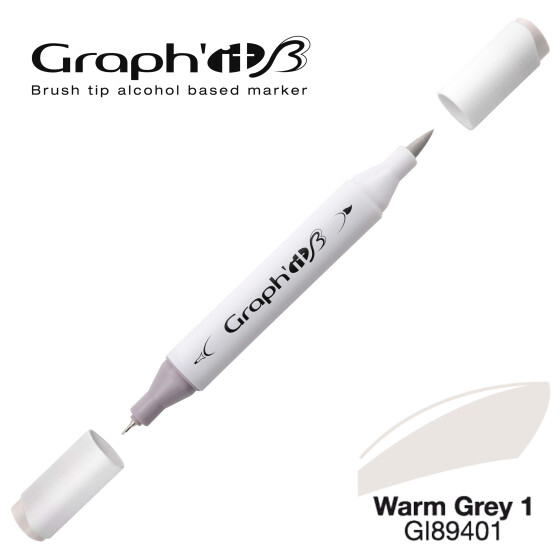Layoutmarker GRAPHIT Sketch Brush & extra fine  9401 - Warm Grey 1