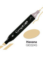 GRAPHIT Marker mit Rund- / Keilspitze Alkohol-basiert, Farbe: Havana (3245)