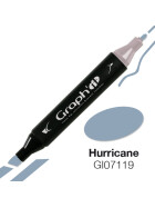 GRAPHIT Marker mit Rund- / Keilspitze Alkohol-basiert, Farbe: Hurricane (7119)