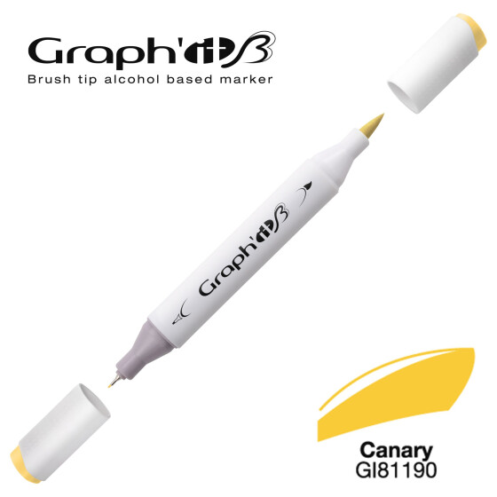 Layoutmarker GRAPHIT Sketch Brush & extra fine  1190 - Canary