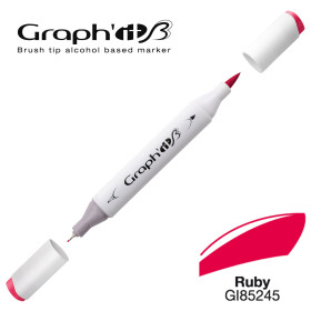 GRAPHIT Marker Brush & Extra Fine - Ruby (5245)