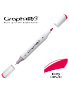 Layoutmarker Brush & extra fine GRAPHIT 5245 - Ruby