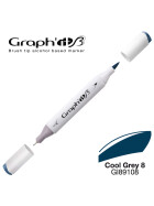 Layoutmarker Brush & extra fine GRAPHIT 9108 - Cool Grey 8