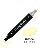 GRAPHIT Marker mit Rund- / Keilspitze Alkohol-basiert, Farbe: Citrine (11100)