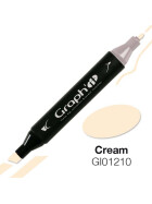GRAPHIT Marker mit Rund- / Keilspitze Alkohol-basiert, Farbe: Cream 1210