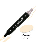 GRAPHIT Marker mit Rund- / Keilspitze Alkohol-basiert, Farbe: Cream (1210)